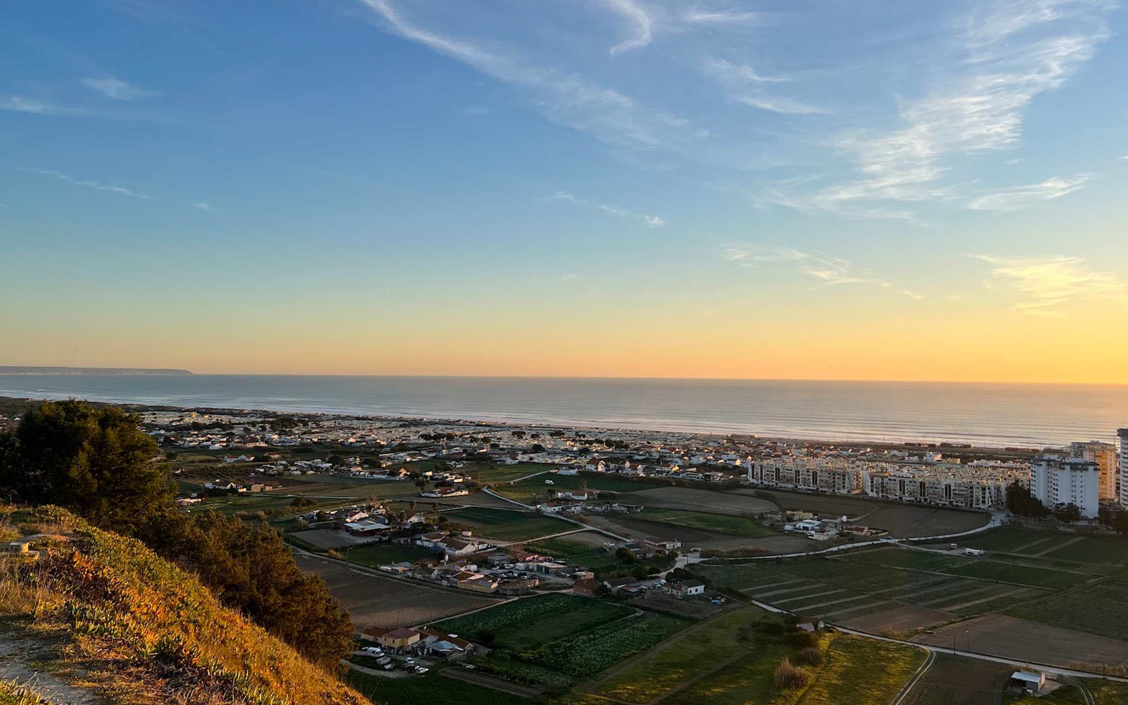 lisbon Beaches 2 Sunset view os Lisbon beach caparica