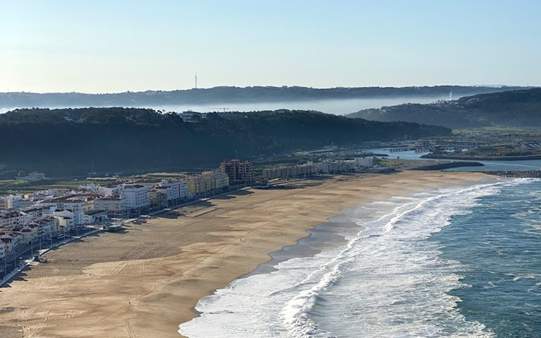 lisbon Beaches 5 panoramic view of Nazare Lisbon beach
