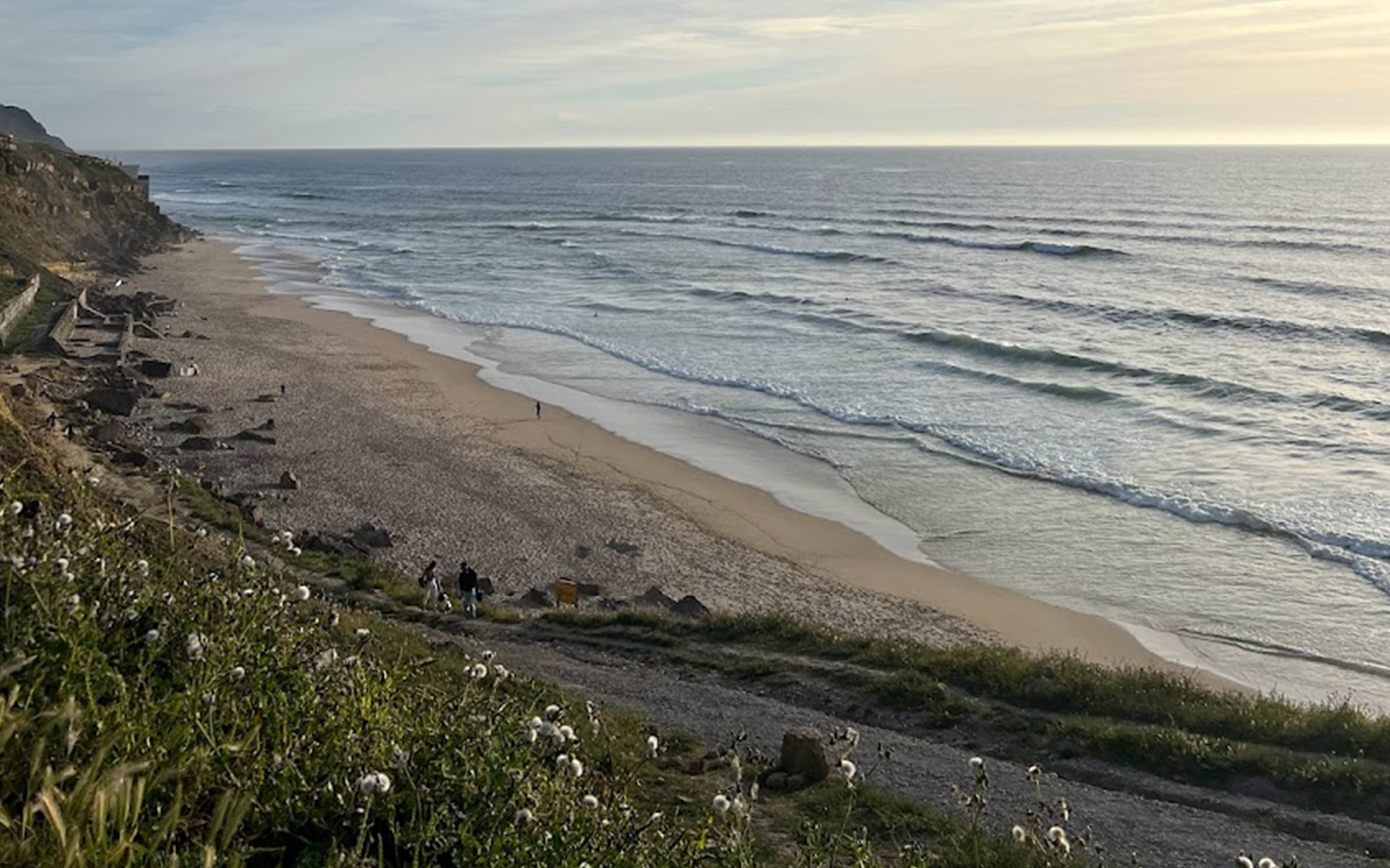 where to surf near lisbon 4 landscape of Praia Grande, recommendation where to surf near Lisbon?